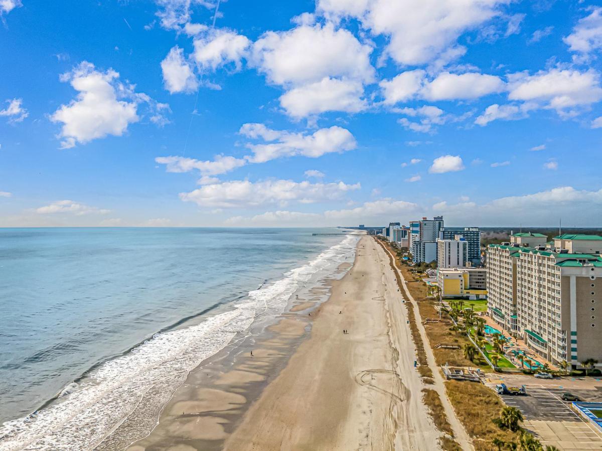 Ocean Front Studio With Panoramic Views! Palace Resort 1001 Myrtle Beach Zewnętrze zdjęcie