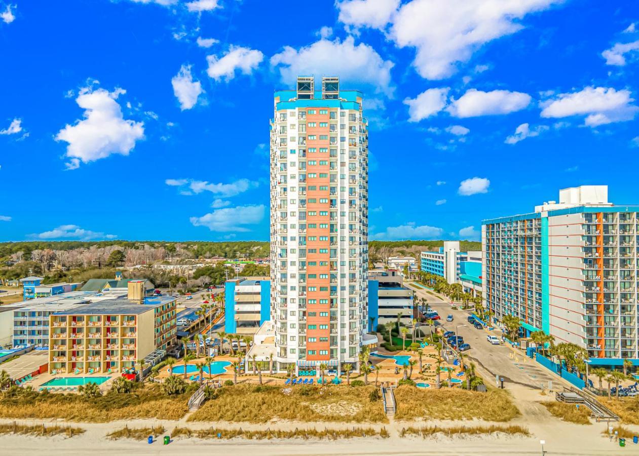 Ocean Front Studio With Panoramic Views! Palace Resort 1001 Myrtle Beach Zewnętrze zdjęcie